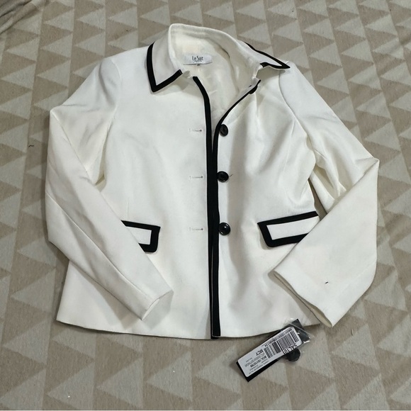 Le suit vanilla ice white blazer jacket - Picture 3 of 4